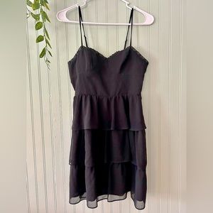 American Eagle Bustier Sweetheart Neckline Ruffled Dress